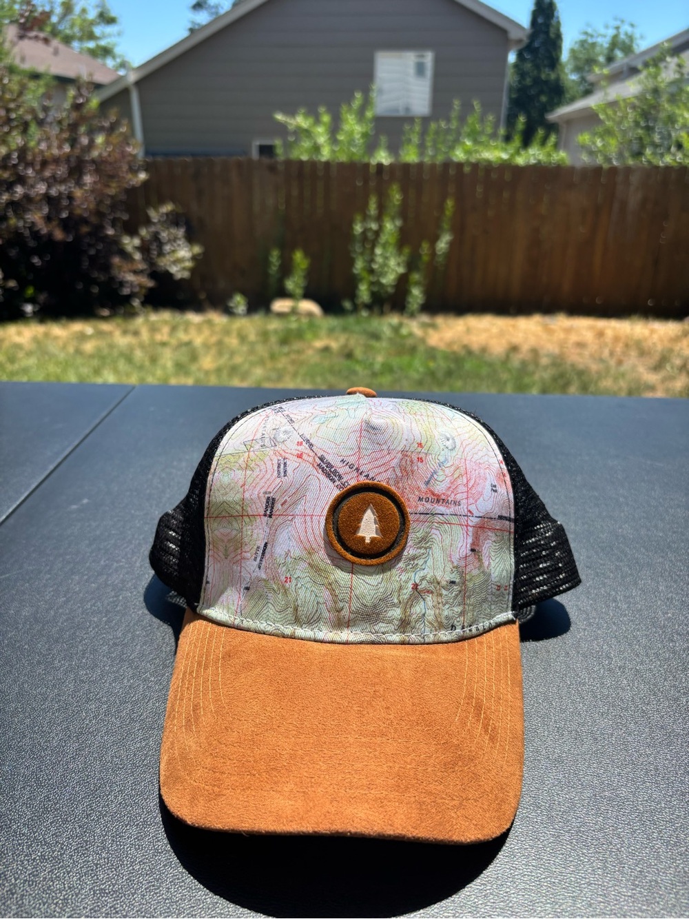 Cirque Topographical SnapBack Trucker Baseball Cap